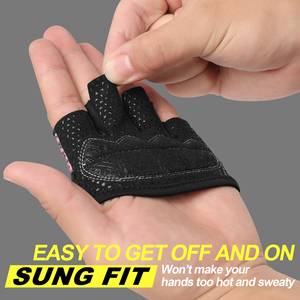 Guantes de gimnasio de calidad premium con ajuste a los dedos, tela transpirable y que absorbe la humedad para un ajuste cómodo durante los entrenamientos al aire libre. - Product Image 3