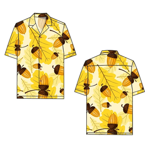 Nouvelle chemise hawaïenne pour homme à manches courtes, imprimée, en rayonne, col cubain, vente en gros - Product Image 3