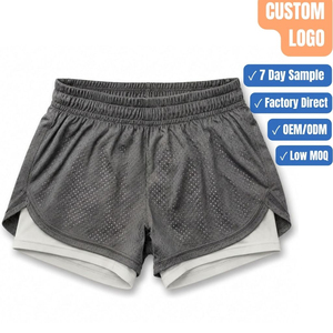 Shorts de course en mesh pour femmes, légers, respirants, shorts de sport athlétiques - Product Image 1