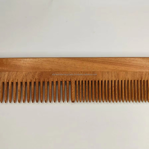 หวีเสียบผมทำจากไม้ธรรมชาติสำหรับร้านเสริมสวยและใช้เดินทางจากผู้ผลิตอินเดีย - Product Image 1