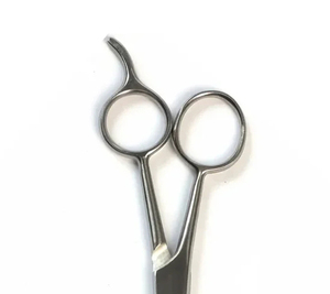 Ciseaux de coiffure professionnels pour barbe et cheveux, tranchants, finition miroir, lames droites en acier inoxydable, pour barbier droitier - Product Image 5