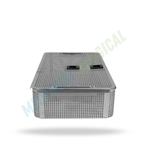 Cesta de Esterilización Dental con Tapa, Bandeja de Instrumentos Quirúrgicos de Acero Inoxidable, Cesta de Almacenamiento para Autoclave Médico - Product Image 4