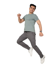 Customizable Men's Business Casual Track <b>Cargo</b> <b>Pants</b> Hip Hop Streetwear Style <b>Work</b> Trousers Multi-Pockets Canvas Quick Dry - Product Image 3