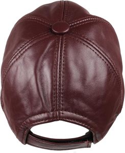 Wholesale Cheap Custom PU Leather Baseball Cap <b>Waterproof</b> Blank Faux Leather Snapback Cap Promotional Leather Dad <b>Hat</b> - Product Image 4