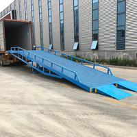 Rampes de chargement mobiles pour conteneurs, homologuées CE, 6 tonnes, 8 tonnes, 10 tonnes, 12 tonnes, 15 tonnes