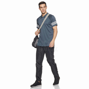 Vente en gros OEM coton à séchage rapide 2024 T-shirts polo pour hommes vêtements de sport à manches courtes Fitness Logo Gym Branding and Design - Product Image 2