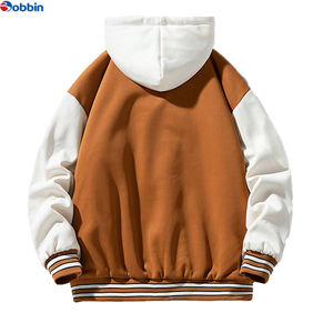 Veste universitaire en toile unisexe avec capuche, coupe-vent et imperméable, design hivernal - Product Image 4