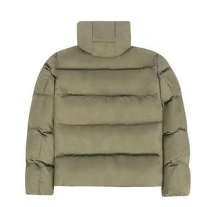Veste matelassée imperméable à capuche personnalisée pour homme, légère, chaude, décontractée pour l'hiver, vêtement d'extérieur rembourré et doux - Product Image 2