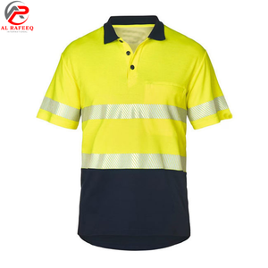 Camiseta Polo con Logotipo Personalizado, Alta Visibilidad, Transpirable, Camisetas Polo de Seguridad para Hombre, Ropa de Seguridad Reflectante, Corte Ajustado - Product Image 5