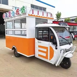 Portable Electric Tricycle Food Concession <b>Stand</b> Trailer For Outdoor Catering Street Vendors Events Festivals And Mobile Kitchen - Product Image 4