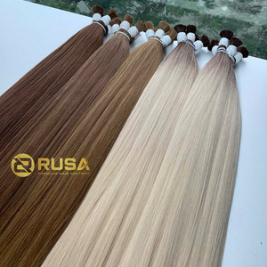 Extensions de cheveux naturels vierges vietnamiens Rusa Hair Hanoi en vrac 100g, double trame machine, super double drawn, toutes couleurs, style 1 - Product Image 6