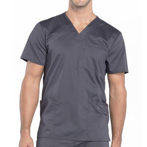Men V Neck Medical <b>Clothes</b> Soft Quick Dry Nursing <b>Scrub</b> Sets Dental Laboratory <b>Scrub</b> Set Men Uniform <b>Scrub</b> Set For daily Use - Product Image 5