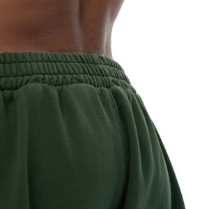Nouveauté : Short Homme Personnalisé Imprimé Flamme Streetwear Oversize Décontracté avec Cordon de Serrage et Ourlet Brut – Style Hip Hop pour l'Été, la Gym et la Détente – Vert - Product Image 6