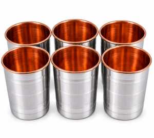 Vaso Clásico Hecho a Mano de Cobre Puro con Relieve de R.K. INTERNATIONAL |   Regalo Empresarial Ligero, Ecológico y a Prueba de Fugas, Grabado - Product Image 4