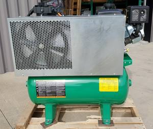 Compresor de Aire Estacionario de 2 Etapas 5F-56-4A de 14 hp a Gas Kohler 24 cfm 30 GA, Nuevo y de Alta Demanda - Product Image 1