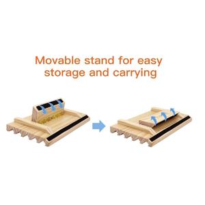 Juego de Dominó de Madera Hecho a Mano con Caja de Almacenamiento, Dominó Doble 6 de Madera Premium para Adultos y Niños, Juego de Mesa Vintage, Set de Regalo - Product Image 3