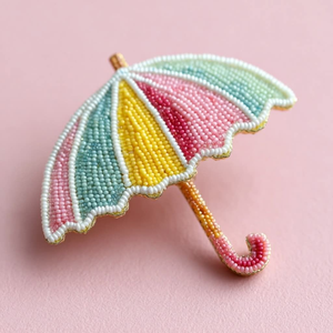Broche de Mariquita Roja Bordado a Mano con Hilo, Joyería de Moda de Calidad Genuina, para Regalo de Boda o Fiesta Infantil - Product Image 2