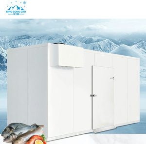 BINGGONGDAO chambre <span class=keywords><strong>de</strong></span> congélation à haute efficacité unité <span class=keywords><strong>de</strong></span> refroidissement Mobile <span class=keywords><strong>de</strong></span> réfrigération commerciale fraîche 3*2.2*2.3m stockage en chambre froide - Product Image 5