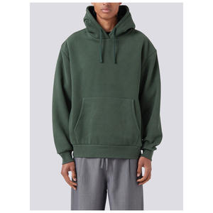 New Trendy <b>Top</b> Quality Mens 100% Soft Quick Dry Cotton Oversized Long Sleeves Vintage Style Men Hoodie With Customize Printing - Product Image 1