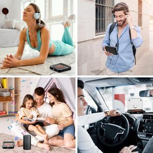Portable <b>CD</b> Player Bluetooth 5.3, Rechargeable MP3 Discman, USB, 1200mAh, Type-C, 3.5mm Audio, OEM/ODM for <b>Custom</b> - Product Image 3