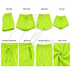 Shorts en coton légers, respirants et à séchage rapide, dernier design, pour femmes, tendance du moment, prix raisonnable. - Product Image 6