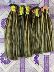 Cutícula completa Cabello humano 100% Cabello virgen Extensión de cabello a granel Remy virgen a granel - Product Image 3