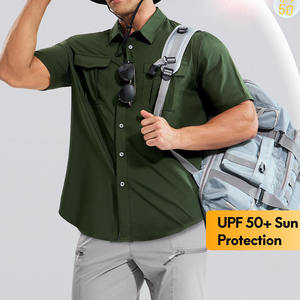 เสื้อเชิ้ตตกปลาแนวสปอร์ตสุดเท่ สินค้ามาใหม่ เป็นมิตรกับสิ่งแวดล้อม เสื้อทำงานสำหรับผู้ชาย - Product Image 4