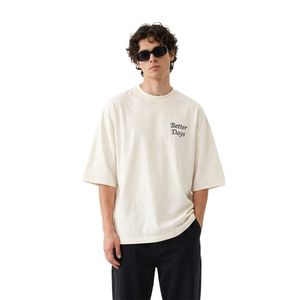 T-shirt surdimensionné en coton 250 g/m² à épaules tombantes, style streetwear, coupe ample, personnalisable (OEM/ODM) - Product Image 5