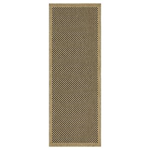 Tapis d'intérieur/extérieur Earth GC_NTL1003, 7 pieds 10 pouces X 10 pieds 3 pouces Jute/Noir 100% Fibre Naturelle 100% Recyclable - Product Image 2