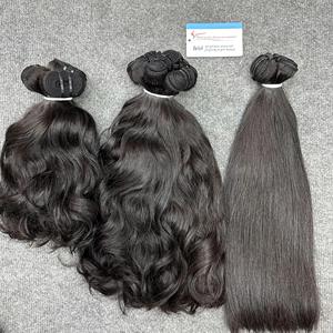 ต่อผมแท้สีดำธรรมชาติขายดี คุณภาพสูง มีทั้งแบบหยักและแบบตรง เนื้อนุ่มลื่น พร้อมส่ง - Product Image 3