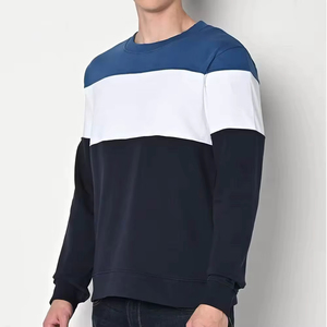 Suéter de Cuello Alto para Hombre, Personalizado al por Mayor, Diseño de Bloques de Color, Antiarrugas, Mezcla de Poliéster/Algodón, Tejido de Punto, Estilo Casual Deportivo, Corte Regular - Product Image 5
