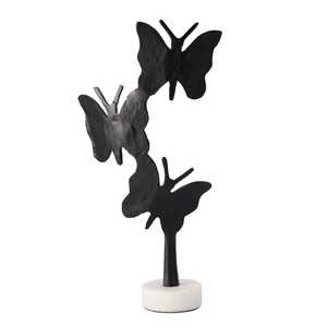 SassyButterfly Sculpture Aluminium Art Decor 35.5cm Height Tabletop Ornament Contemporary Design Handmade Eco-Friendly Durable - Product Image 4