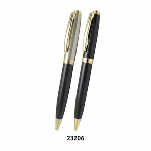 Bolígrafo de rodillo de Metal personalizado de alta calidad, píxel de oro rosa satinado con publicidad excelente para uso escolar - Product Image 3