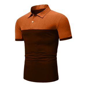 Polo homme, tissu extensible à séchage rapide, coupe ajustée, chemise de sport de golf respirante, manches courtes, vêtements de performance - Product Image 6