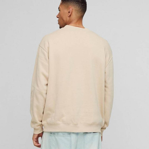 Sudadera de Hombre de Cuello Redondo, Gris Jaspeado, de Alta Calidad y Sostenible, Talla Grande, Personalizable, Mezcla de Algodón, Nueva Llegada - Product Image 3