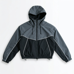 Premium Custom Men Waterproof Nylon Windbreaker Tracksuit <b>Set</b> Jacket Shorts Summer Jogger Streetwear OEM ODM Streetwear - Product Image 2