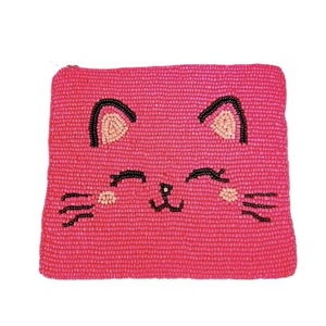 Porte-monnaie perlé fait main le plus vendu – Pochette pour pièces de monnaie, cartes et voyages – Disponible - Product Image 5