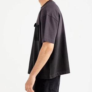 T-shirts pour hommes en coton décontracté à manches courtes, de haute qualité, avec motif uni, à bas prix, en vente en ligne à prix réduit - Product Image 5