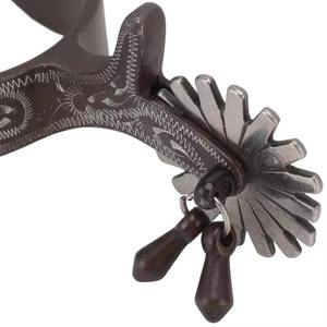 Estribos de Lujo de Aleación de Hierro con Emblema de Longhorn para Caballos - Product Image 3