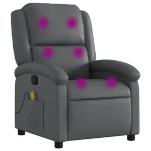 Sillón Reclinable de Masaje Gris - Product Image 2