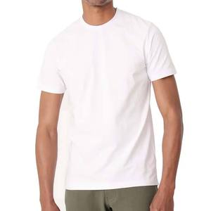 Top Trending O-Neck Short Sleeve T-Shirt 100% Cotton Regular Fit Casual Solid Color Customized Design <b>Tees</b> For Unisex - Product Image 1