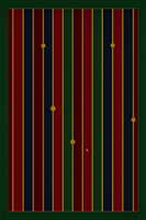 Moderne handgetuftete Wollteppiche für Schlafzimmer und Wohnzimmer, weicher rot-grün-blauer rechteckiger Teppich für den Heimgebrauch.