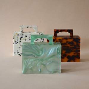 Bolso de Mano de Resina de Diseño, Hecho a Mano, Premium, Ligero, para Fiestas, Proveedor Personalizado en India - Product Image 5