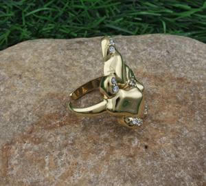 Gold Plated CZ Sterling Silver Wedding Classic Tarnish Free Waterproof <b>Plain</b> Band Minimalist Dome <b>Ring</b> Gold Jewelry Women - Product Image 2