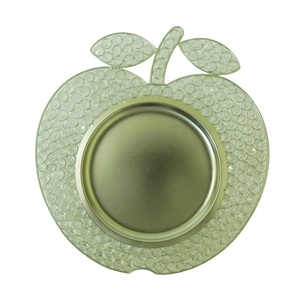 Assiette de présentation ronde en acier inoxydable finition dorée avec bordure en laiton, assiette de présentation artisanale de designer pour hôtel et maison - Product Image 6