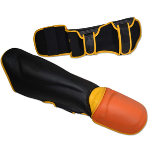 Diseña tus propias espinilleras de boxeo con logotipo personalizado, tamaño y color, espinilleras de boxeo fabricadas en fábrica al por mayor - Product Image 3
