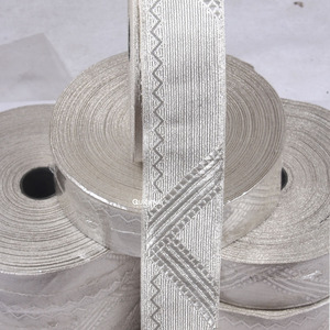 Tresses en dentelle de couleur argent personnalisées faites à la main Meilleure tresse fantaisie pour uniformes de cérémonie - Product Image 3