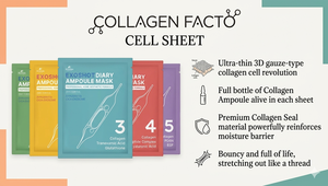 Masque en tissu coréen best-seller EXOSHOT Diary Ampoule Mask CICA Collagen Panthenol Céramide Anti-âge Apaisant les pores - Product Image 4