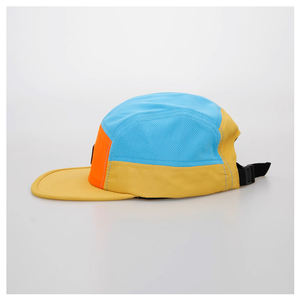 Casquette 5 panneaux non structurée respirante brodée sur mesure, casquette de course personnalisée de haute qualité, fabrication OEM, casquette de camping pour hommes - Product Image 3