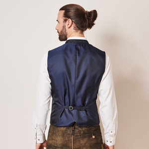 Nouveau Gilet Bavarois Homme Printemps 2026 – Style Trachten Personnalisé, Réversible, Respirant, Rembourré en Coton, en Laine de Haute Qualité, Vente en Gros - Product Image 5